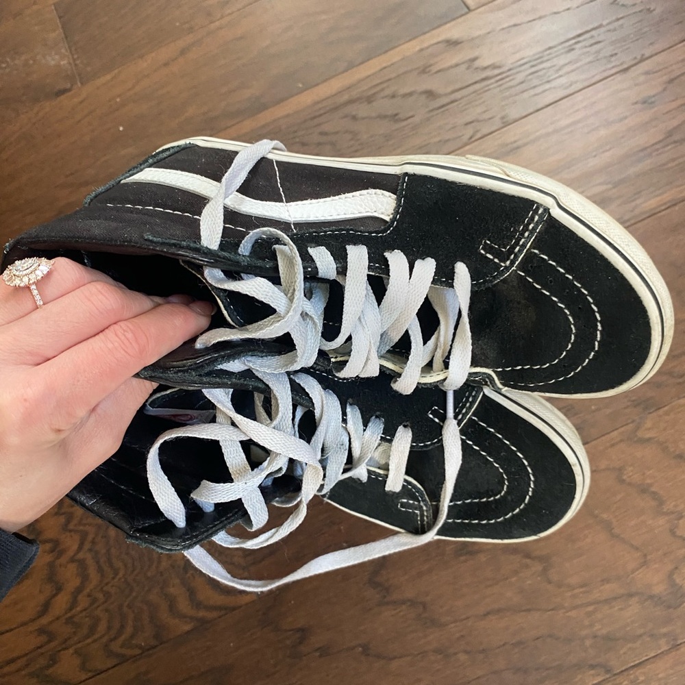 Vans Black and White High-Tops
